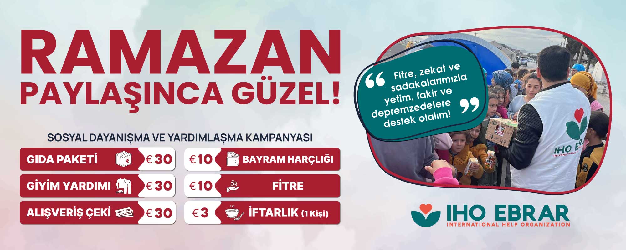 2023 Ramazan yardım kampanyası